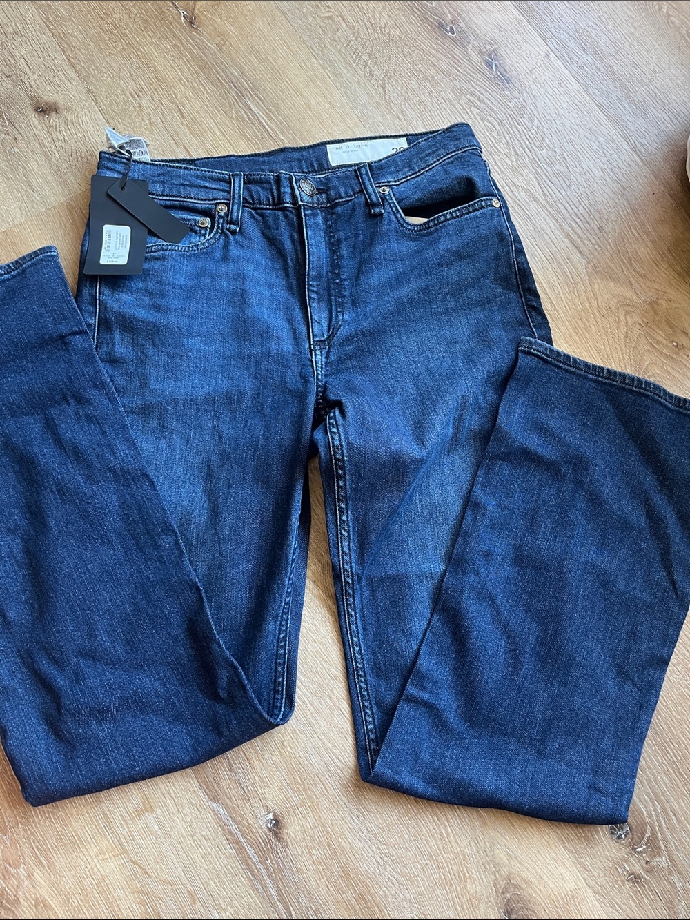 🩵💙 NWT Rag & Bone Peyton Mid-Rise Bootcut Jeans Rhinebeck | 28